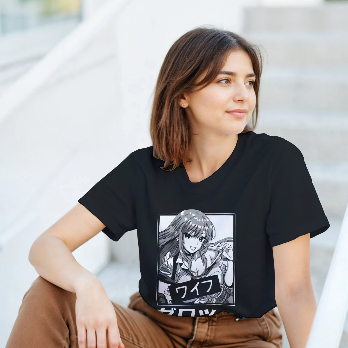 T-shirt Unisexe Coton Lourd | MY DRESS - UP DARLING - Design d'Estampe Anime « Waifu » T-shirt - KAWAII FAVIE