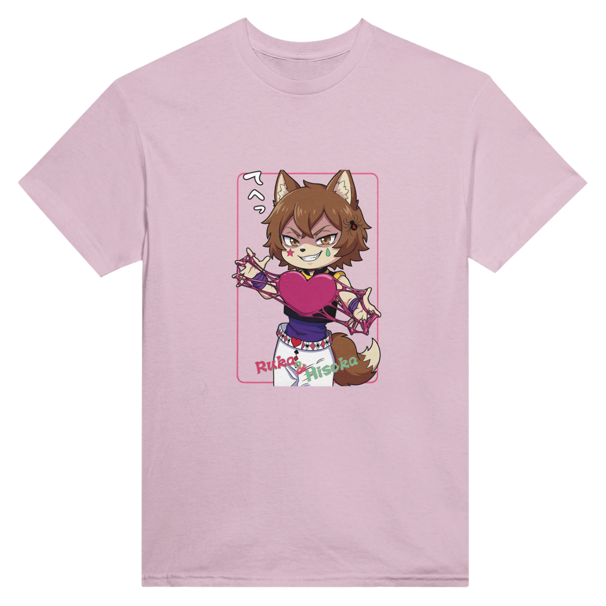 T-shirt Unisexe Coton Lourd | Ruka Cos Hisoka - Hunter x Hunter T-shirt - KAWAII FAVIE