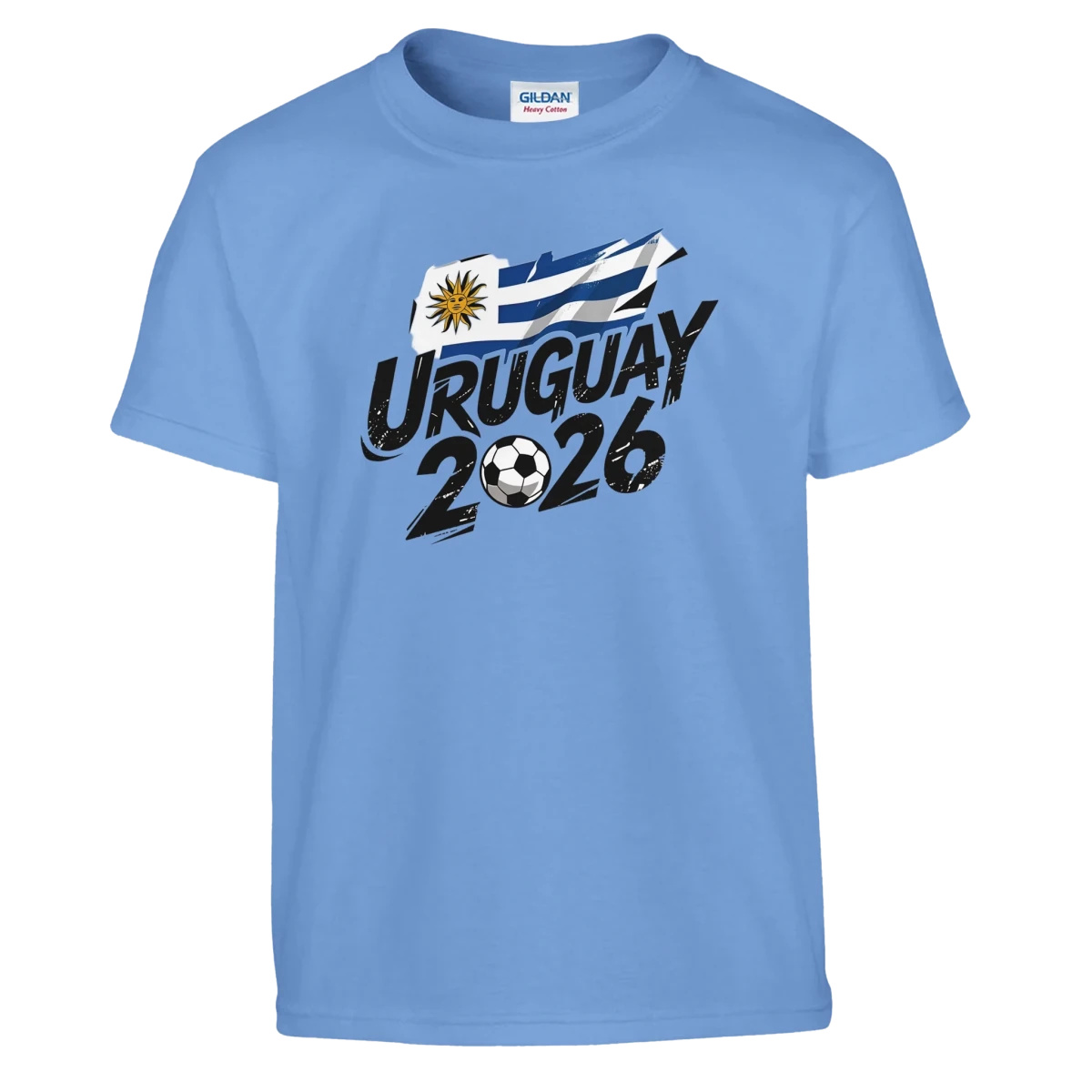 T-shirt Uruguay 2026 - Design Coupe du Monde Football | Maillot Supporters Sélection Nationale pour enfant T-shirt - KAWAII FAVIE