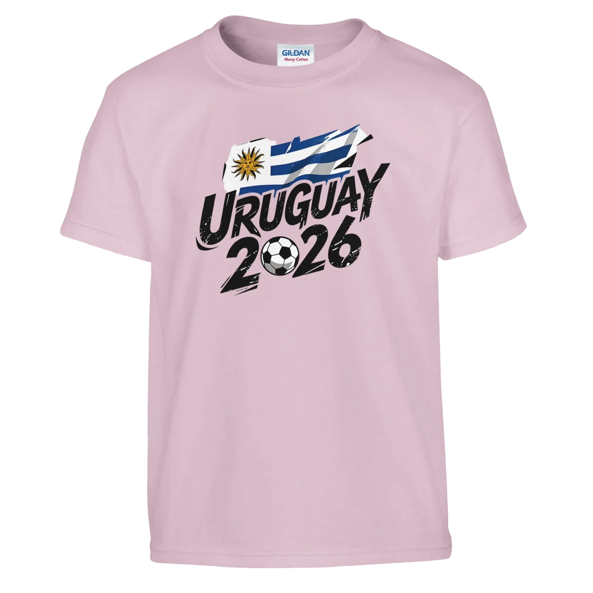 T-shirt Uruguay 2026 - Design Coupe du Monde Football | Maillot Supporters Sélection Nationale pour enfant T-shirt - KAWAII FAVIE