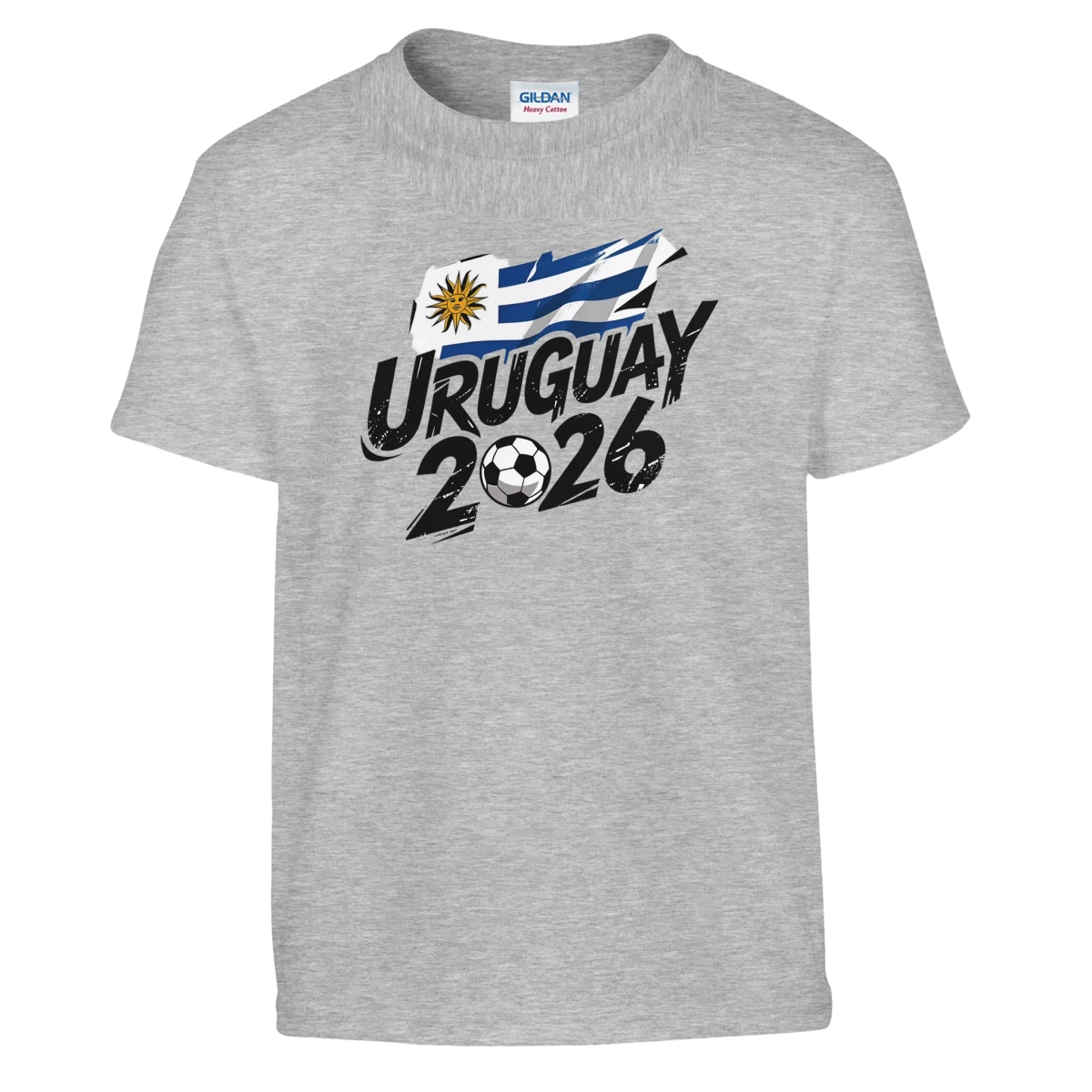 T-shirt Uruguay 2026 - Design Coupe du Monde Football | Maillot Supporters Sélection Nationale pour enfant T-shirt - KAWAII FAVIE