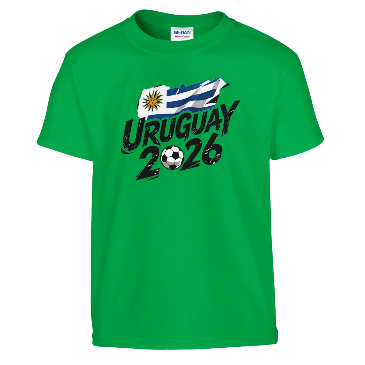 T-shirt Uruguay 2026 - Design Coupe du Monde Football | Maillot Supporters Sélection Nationale pour enfant T-shirt - KAWAII FAVIE