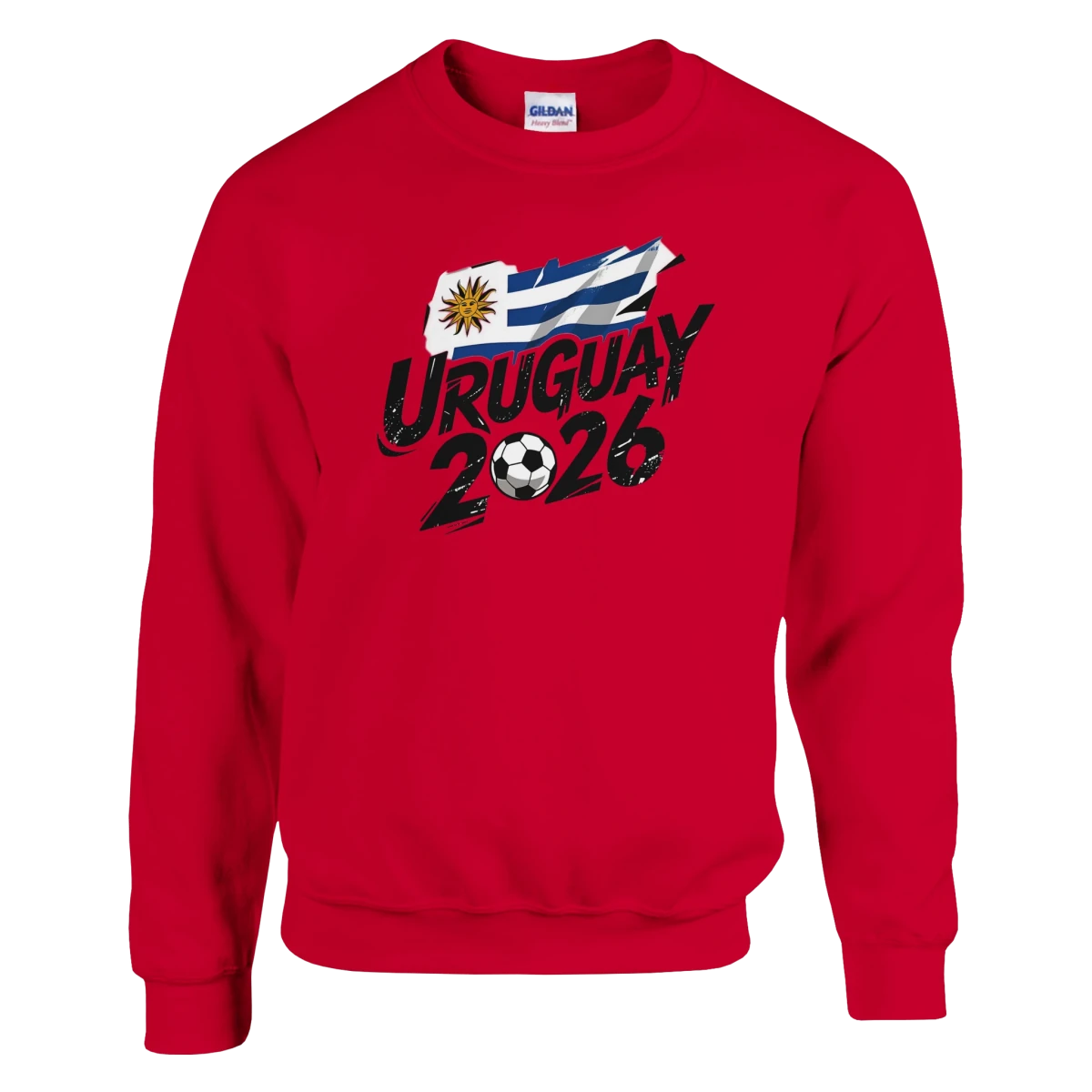 T-shirt Uruguay 2026 - Design Coupe du Monde Football | Maillot Supporters Sélection Nationale Sweat-shirt - KAWAII FAVIE