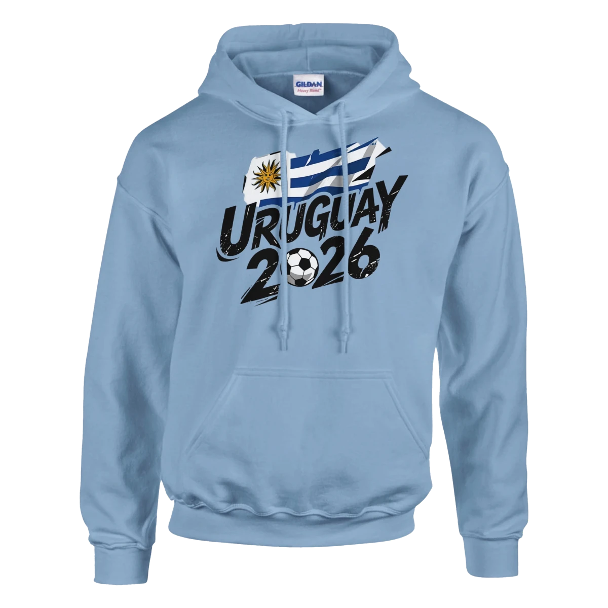 T-shirt Uruguay 2026 - Design Coupe du Monde Football | Maillot Supporters Sélection Nationale Sweat-shirt - KAWAII FAVIE