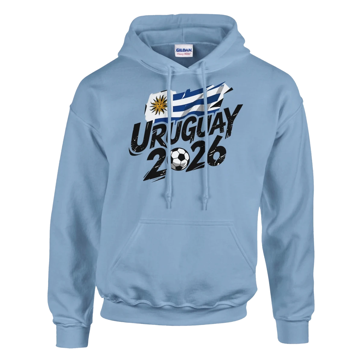 T-shirt Uruguay 2026 - Design Coupe du Monde Football | Maillot Supporters Sélection Nationale Sweat-shirt - KAWAII FAVIE