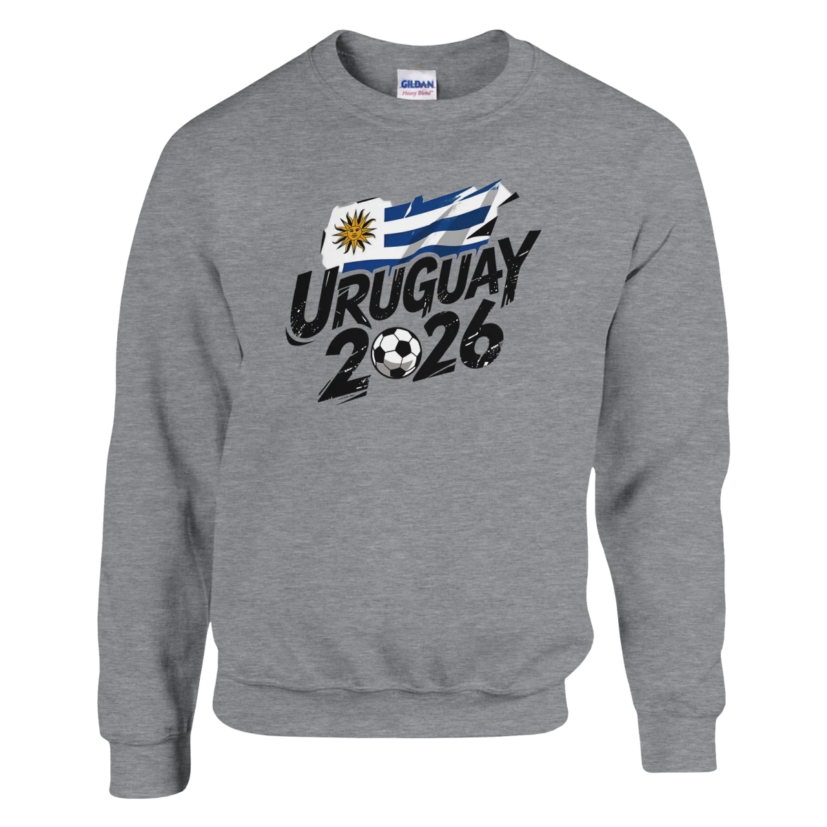 T-shirt Uruguay 2026 - Design Coupe du Monde Football | Maillot Supporters Sélection Nationale Sweat-shirt - KAWAII FAVIE