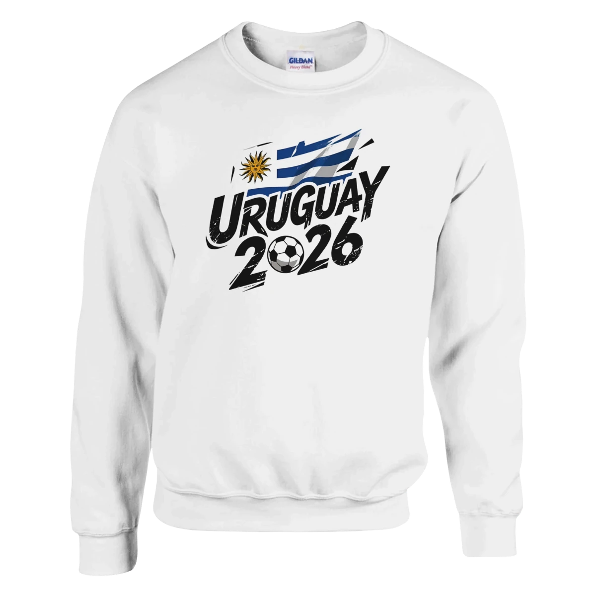 T-shirt Uruguay 2026 - Design Coupe du Monde Football | Maillot Supporters Sélection Nationale Sweat-shirt - KAWAII FAVIE