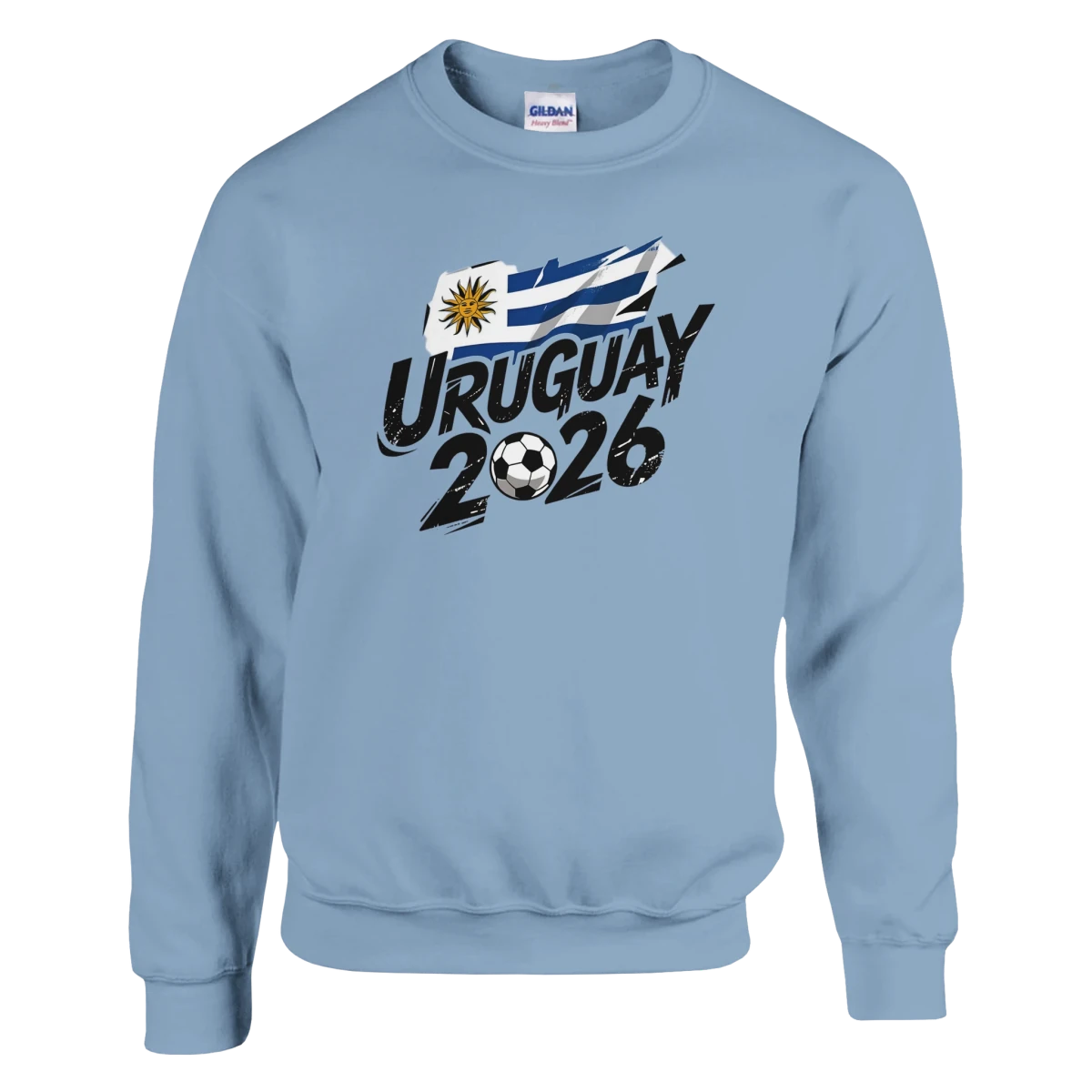 T-shirt Uruguay 2026 - Design Coupe du Monde Football | Maillot Supporters Sélection Nationale Sweat-shirt - KAWAII FAVIE