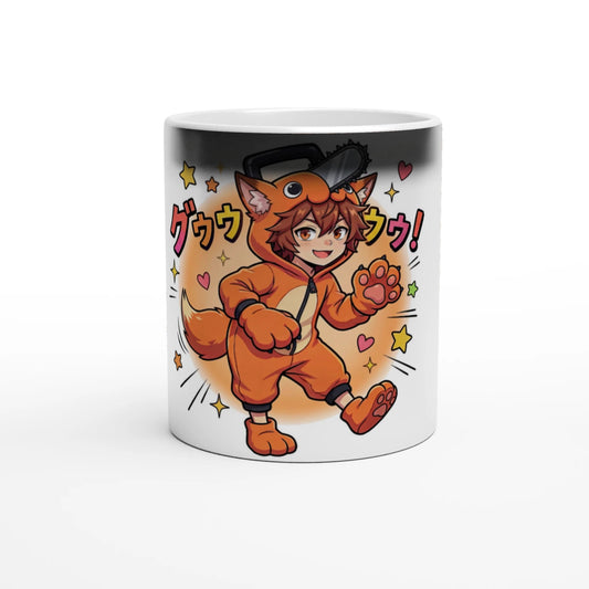 Tasse Magique Ruka en Pochita | Céramique à Révélation Chaude - Chainsaw Man Tasse - KAWAII FAVIE