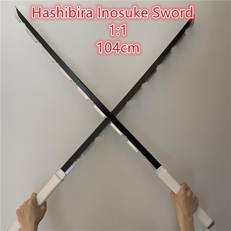 Cos-Gift-104cm-Demon-Slayer-Sword-Weapon-Hashibira-Inosuke-White-Sowrd-Cosplay-11-Ninja-Knife-PU-Prop-Kimetsu-no-Yaiba-Sword-1005002633292291